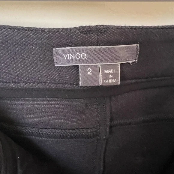 Vince ponte skinny stretch pants leggings size 2 charcoal grey pockets - Picture 8 of 8